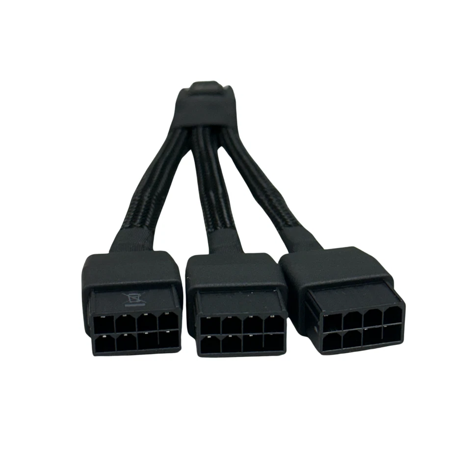 (2Pk) Nvidia OEM 12VHPWR 3x8-Pin to 16-Pin PCIE 5.0 Power Adapter Cable RTX5090 - Image 3 of 4