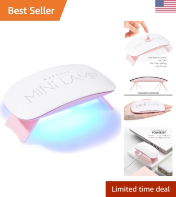 Portable Foldable Nail Lamp - UV LED - Fast Drying - Professional Quality