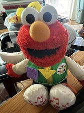 Elmo Ready For School Sesame Street Plush Talking Singing Learning Hasbro 2011