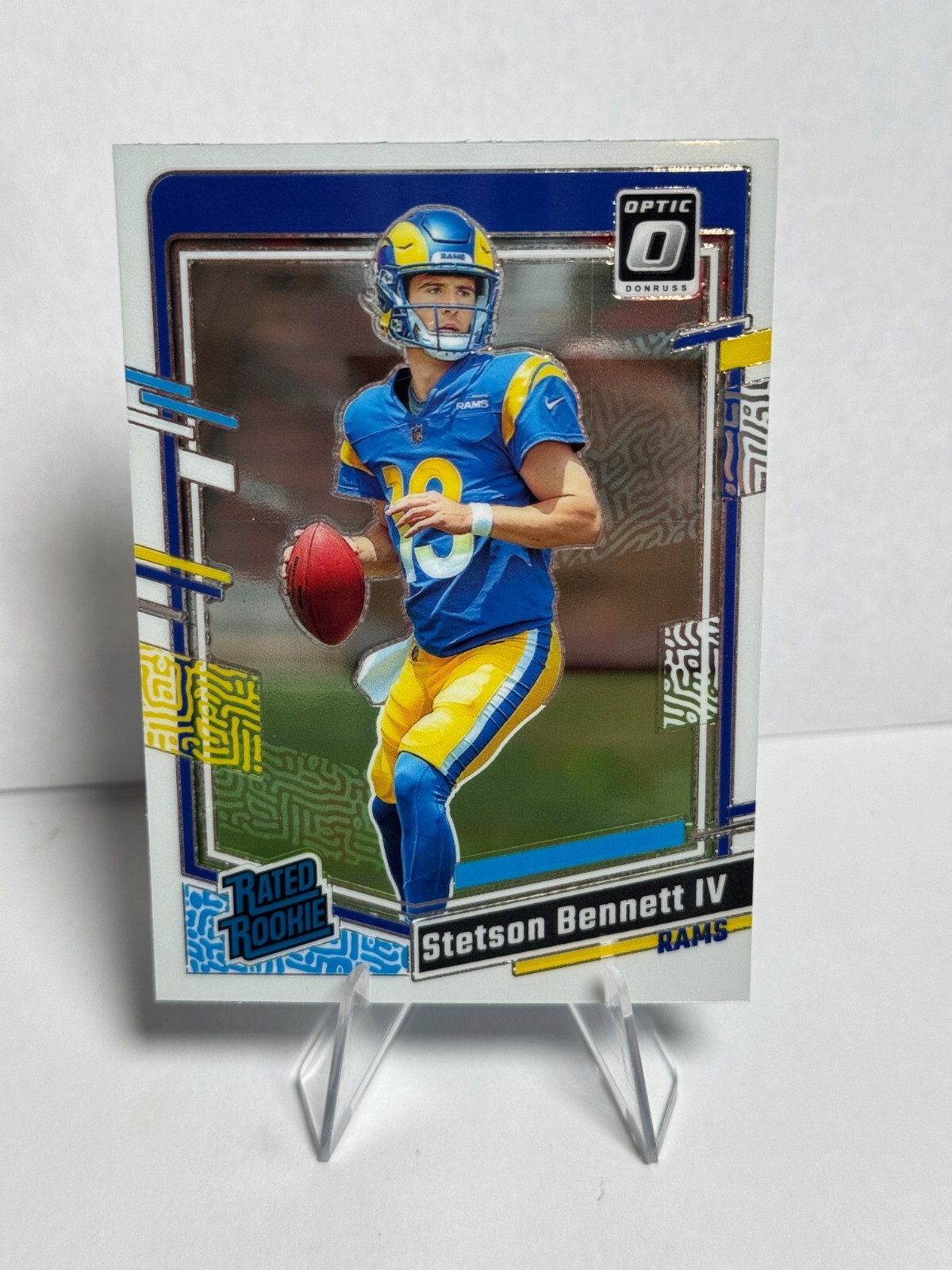 STETSON BENNETT IV 2023 Panini Donruss Optic Rated Rookie Base RC #267 Rams