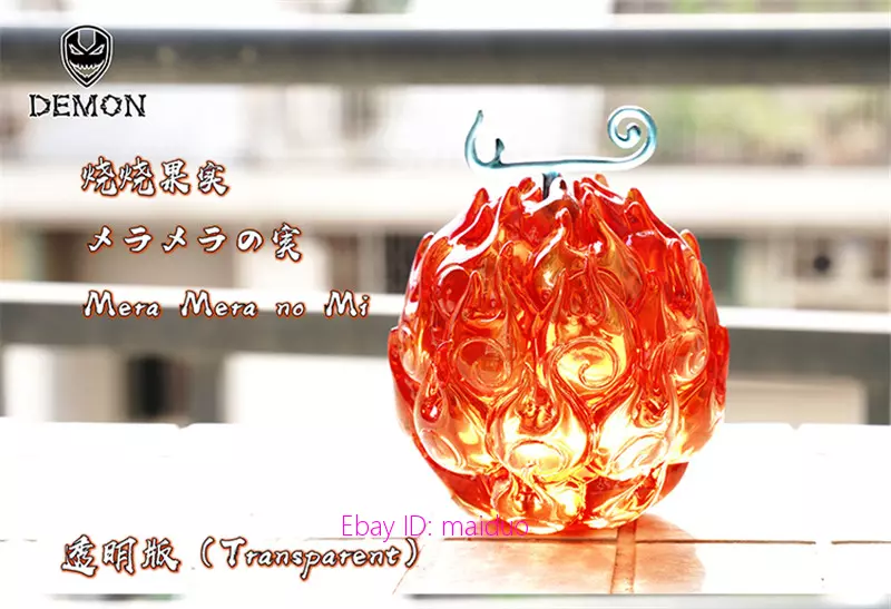 Devil Fruit Mera Mera no Mi Demon Studio Recast One Piece Resin