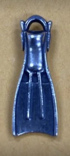 Retired James Avery Scuba Diver Fin Sterling Silver