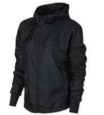 NWT Nike Women s Black Packable Repel Hood Running Jacket BV4939-010 SMALL