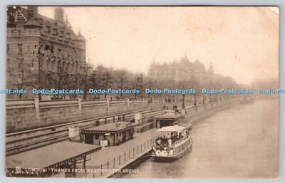 R742547 London Themse von Westminster Bridge Raphael Tuck and Sons Town and Cit