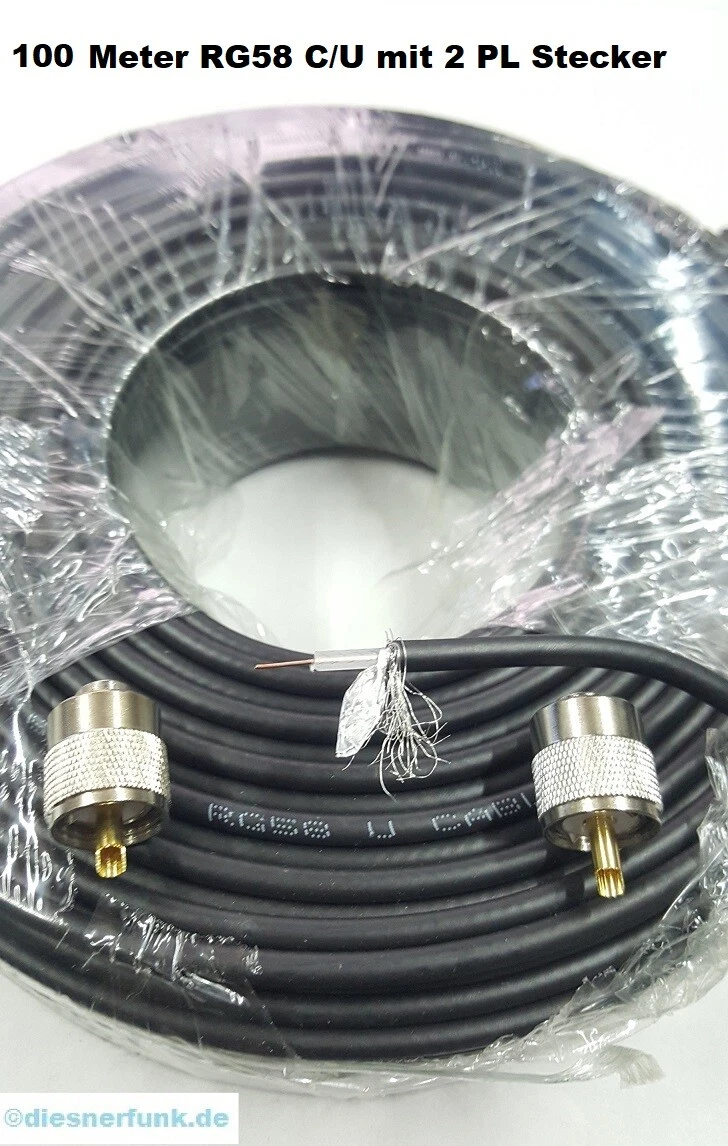 Koaxialkabel RG58C/U MIL-C-17 In MIL-Standard