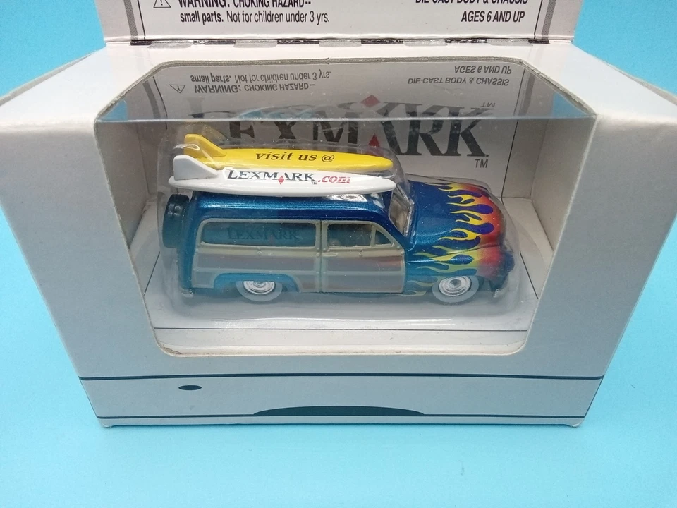 Johnny Lightning Mercury Surf Woody Car Diecast Lexmark Promo NIB - Image 4 of 4