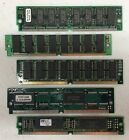 4Mb Simm Ram Module Lot, Toshiba Digital More, Non-Parity, 72 Pin, 5 Modules