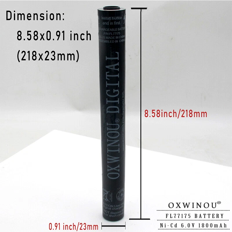 2pcs NEW FL77175 Rechargeable Battery for Streamlight SL-20XLED SL-20XP-LED HOT! - Image 3 of 4