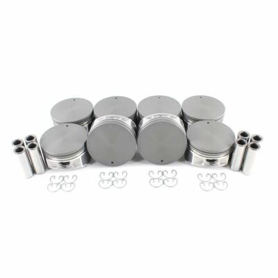 #ad Coated Skirt Flat Top Pistons Set w Pins for 2004 2010 Ford 330 5.4L 24V $199.99