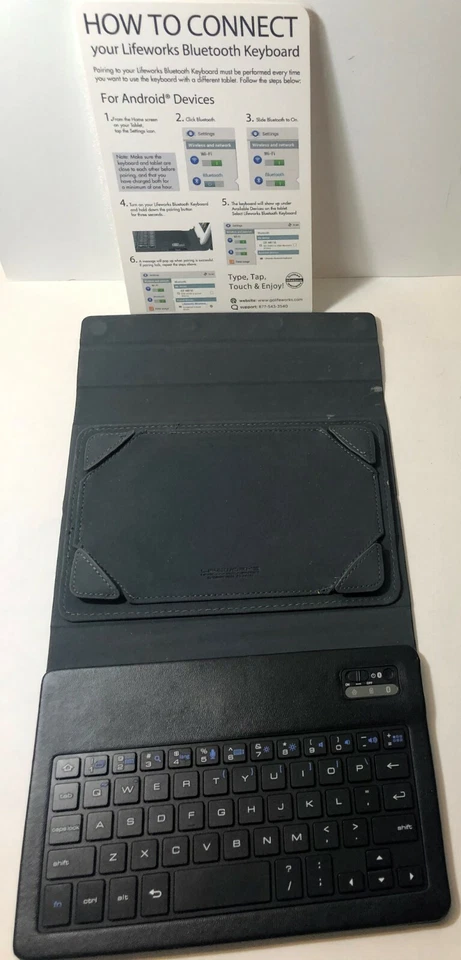 The Journalist -BT Keyboard Case for 7" & 8" Tablet - Image 3 of 4