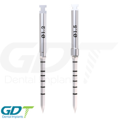 Markierungsbohrer Lanzenpilot 1,2 mm + 1,5 mm Set Dental Im Pflanze chirurgisches Werkzeug GDT