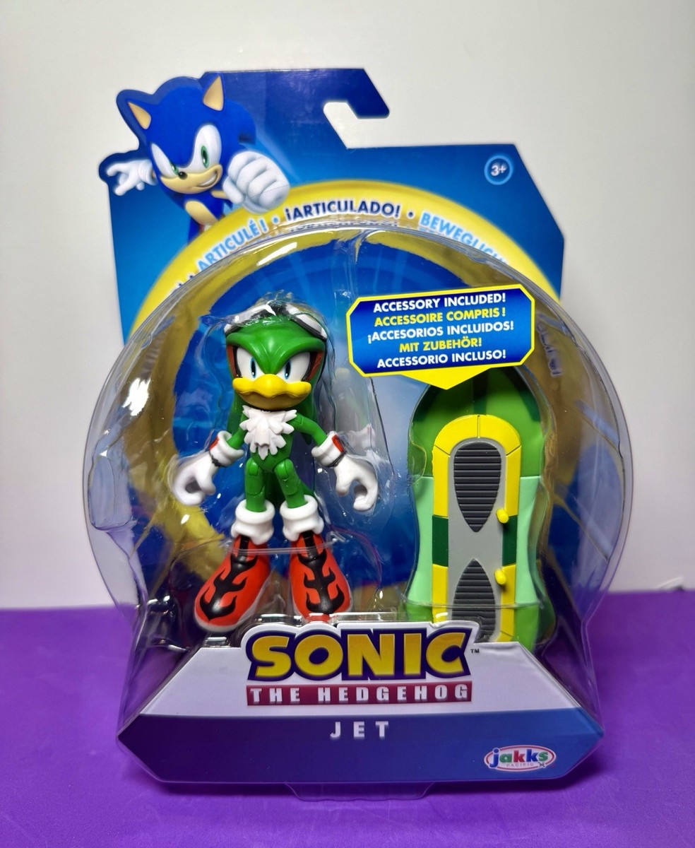 2025 JAKKS Pacific Sonic the Hedgehog Figure: JET THE HAWK (w