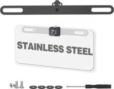 Pixelman Stainless Back Up Camera License Plate Mount,Universal License... 