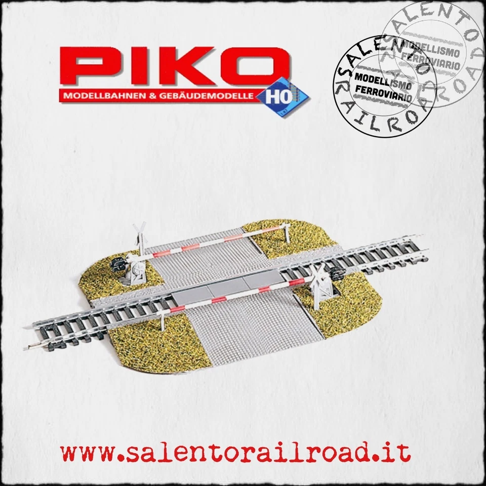 PIKO 55725 passaggio a livello ferroviario con barriere - scala 1:87 H0