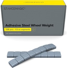 - 0.5oz 1/2oz - Gray Adhesive Stick On Wheel Weights,Gray 4 lbs 64oz 