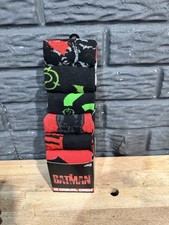 6-Pack THE BATMAN Mens Casual Crew Socks Shoe Size 8 -12 Unisex DC