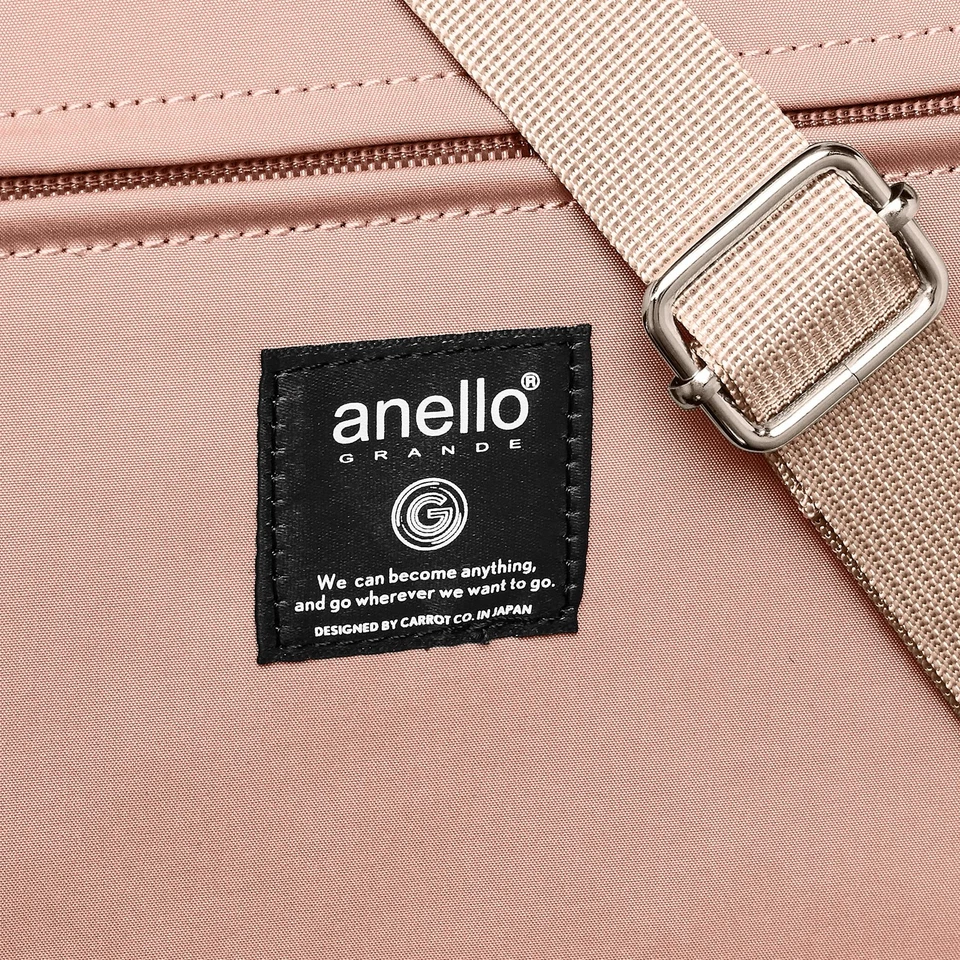 Bolso de Mano Anello Grande 2WAY Hombro A4 SELLO GHM0233 Dama Rosa Beige Foto 3 de 4