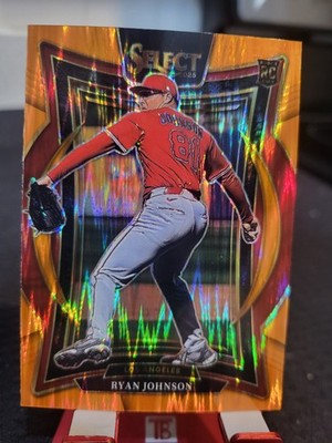 2025 Panini Select - Ryan Johnson #47 - Orange Flash Prizm - Rookie