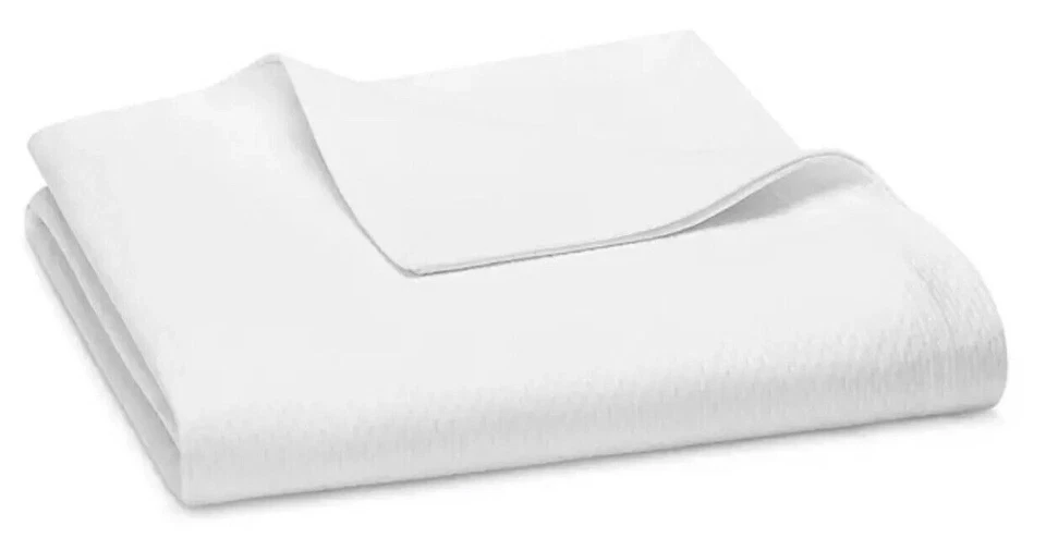 Sferra Perrio Blanco Reina Cobertor Motivo Geométrico Algodón Matelassé Portugal NUEVO Foto 4 de 4