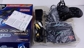 SEGS Genesis Firecore Classic Console From Retro-Bit 20 Games, Supports PSEUDO