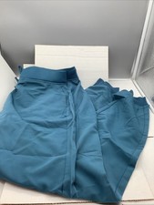 Mandala Scrubs Women High Waist Jogger Pant Size Tall XL Color Harbor Blue NWT