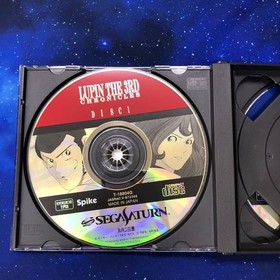 Sega Saturn Lupine the 3rd Chronicles with postcard LUPIN THE 3RD CHRONICLES