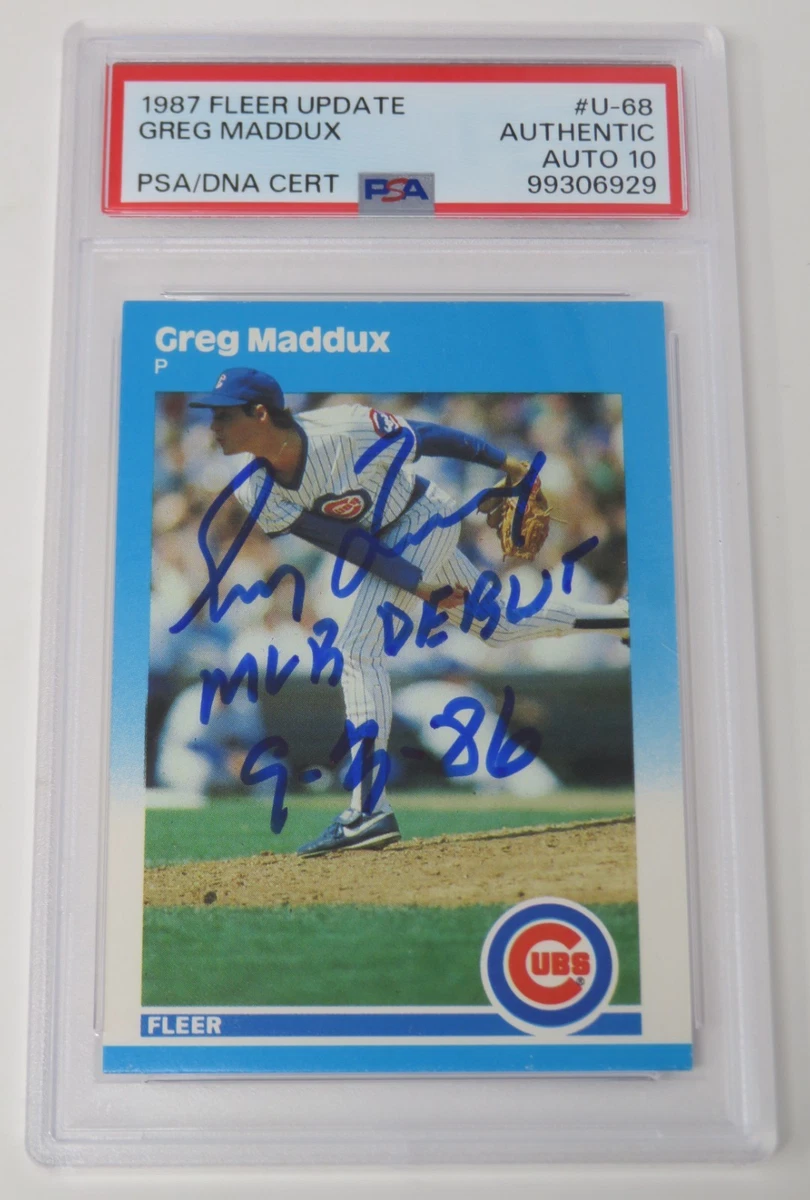 Greg Maddux 10 Graded Baseball Sports Trading Cards & Accessories