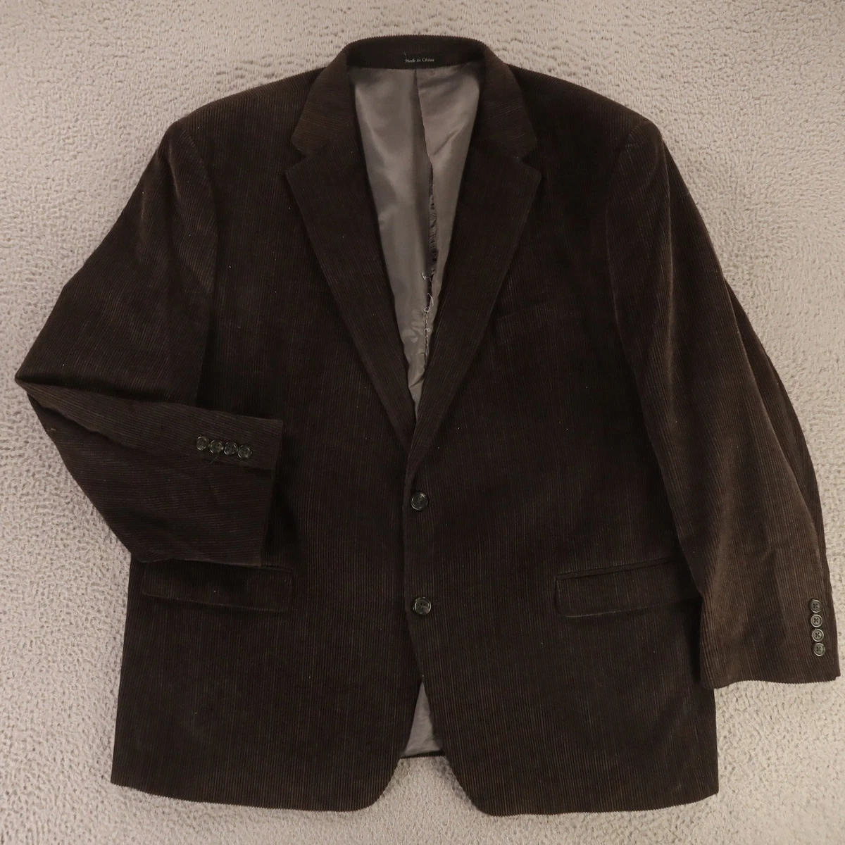 Corduroy Regular Size Suits & Blazers for Men 52 Size for sale | eBay