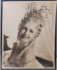 Vintage Serpa Comedian Norma Shearer Autographed ORG Photo 8 x 10 JRR44
