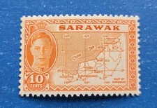 Sarawak Stamp, Scott 195 MNH