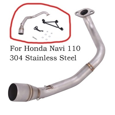 Slip For Honda Navi 110 2017-2025 Exhaust System Header Link Pipe Connect Tube