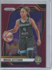 Moriah Jefferson 2024 Panini Prizm WNBA Purple Prizm #026/149
