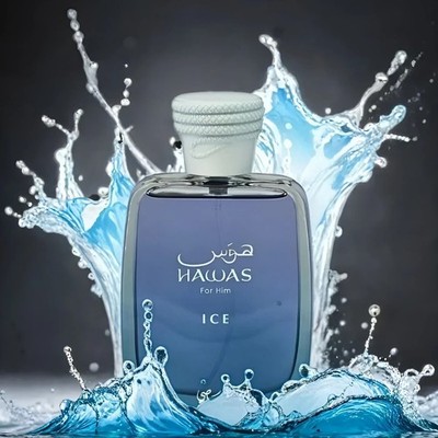 Hawas Ice for Men EDP - 100ML (3.4 OZ) by RASASI | Embrace your style