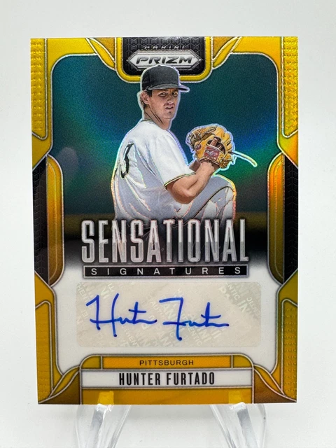 2025 Prizm Baseball HUNTER FURTADO Gold Sensational Signatures Auto /10 #SSHF
