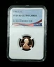 1986 S 1C NGC PF 69 RD Ultra Cameo Lincoln Memorial Cent #3484