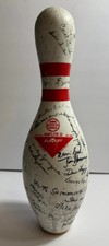 Vintage AMF Amflite II Bowling Pin Autographed Signed by Japanese-Americans 15?