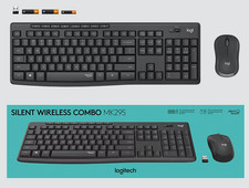 Logitech MK295 Silent Wireless Keyboard  Mouse Combo Graphite 