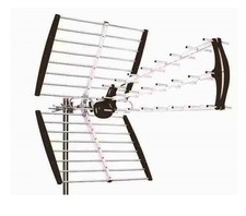 ANTENNA TV ESTERNA DA TETTO ANT10 - UHF A LARGA BANDA DVB 42 ELEMENTI
