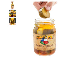 Mikey V's Spicy Carolina Reaper Pickles (3-Pack)