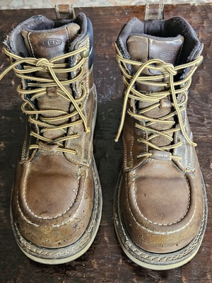 #ad #ad KEEN Utility Work Boots Men’s 11EE Wide Composite Toe ASTM F2413 18 WELL WORN $40.00