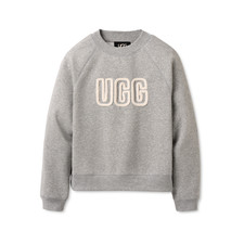 UGG Women's Logo Crewneck In Color Grey Heather- New with all original Tags