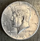 1964 JFK Half Dollar. 90% Silver. Condition as Pictured.