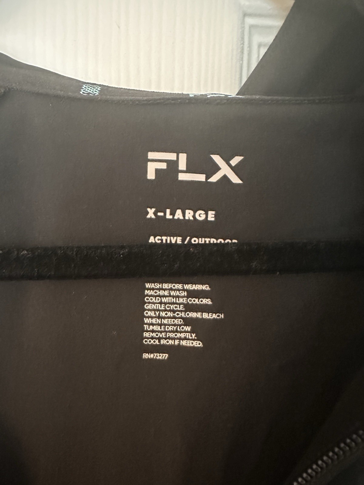 FLX Basic Jacket Men's X-Large Black Full-Zip Sol… - image 2