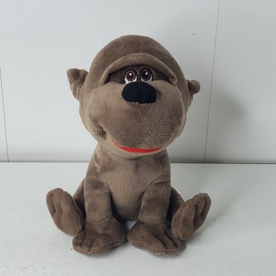 RBI Ron Banafato Brown Monkey Gorilla Ape Stuffed Animal Plush Toy 9'' Tall