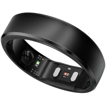RingConn Gen 2 Smart Ring Größe 10 Mattschwarz Fitnesstracker