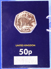 Stegosaurus Jurassic 2024 UK KCIII 50p Coin in Change Checker Card Pack - Available on eBay