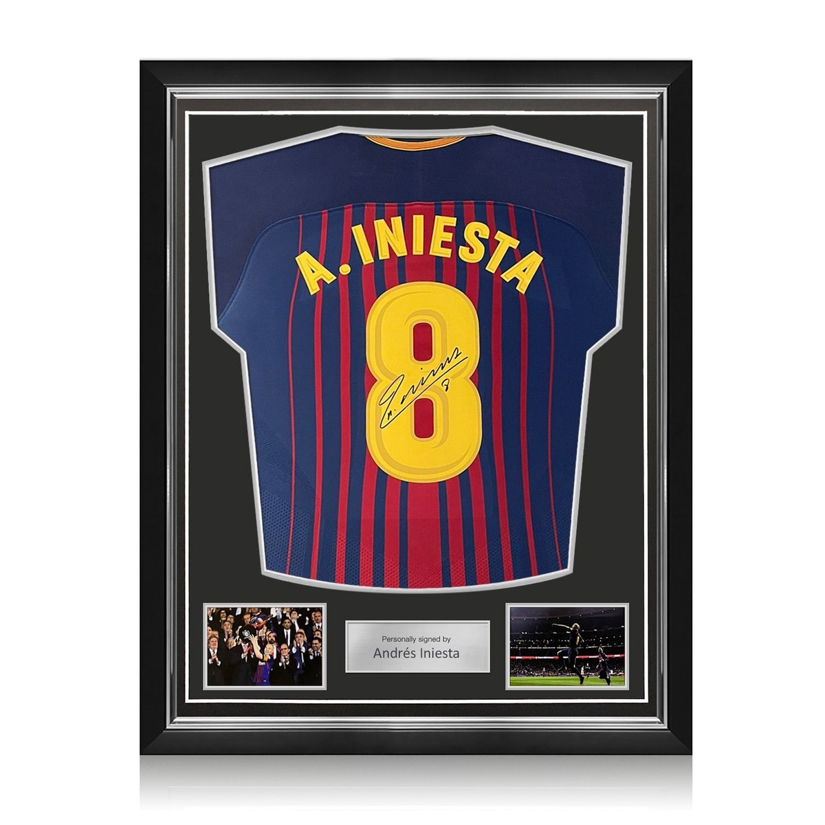Andres Iniesta Signed Barcelona 2017-18 Authentic Football Jersey