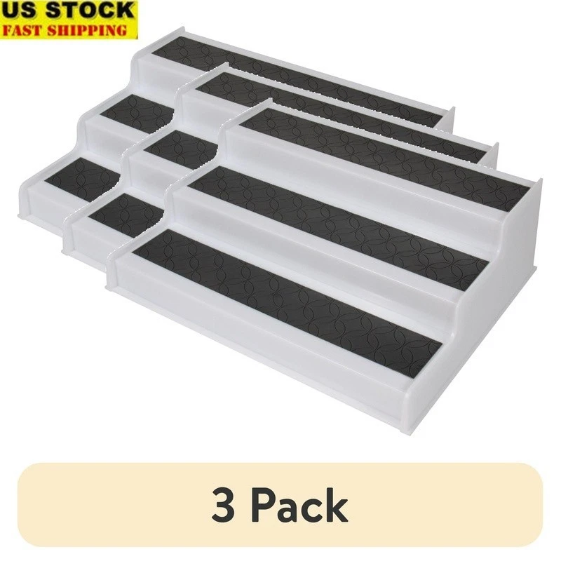 3 Tier Nonskid Spice Rack Kitchen Organizer Countertop Storage & Easy Access New