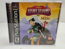 Sony Playstation 1 PS1 Disney's Story Studio Mulan CIB Game Cleaned & Tested