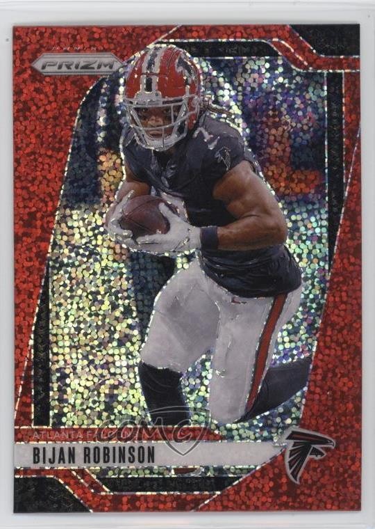 2024 Panini Prizm Red Sparkle Prizm Bijan Robinson #11 3s8